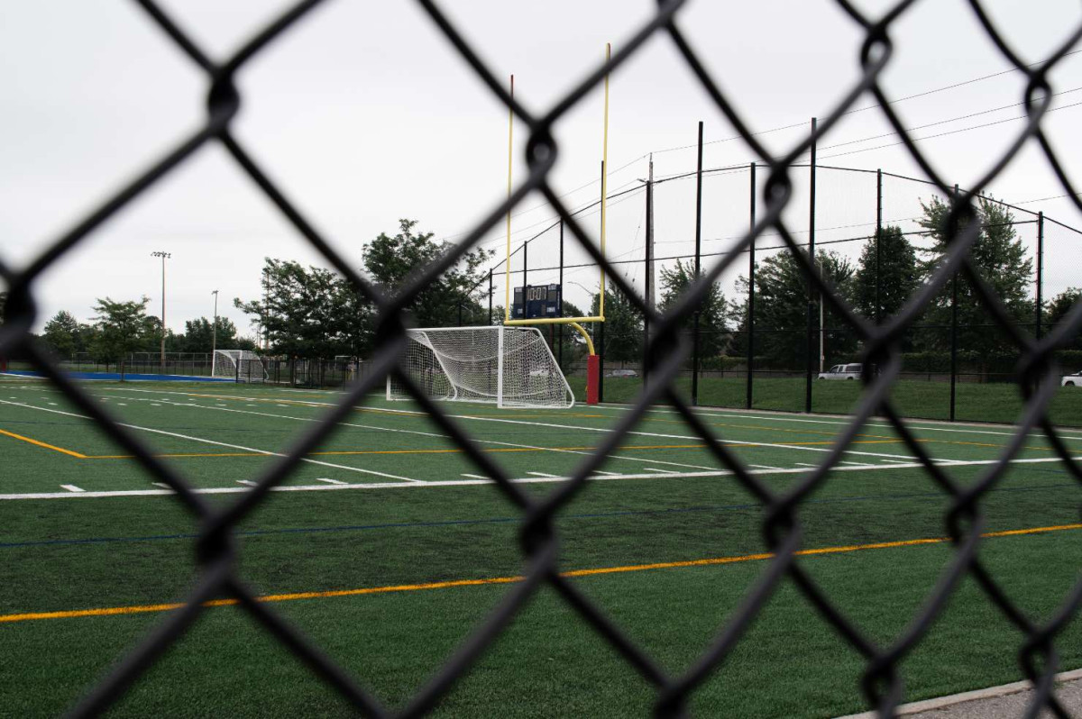 Soccer and football field