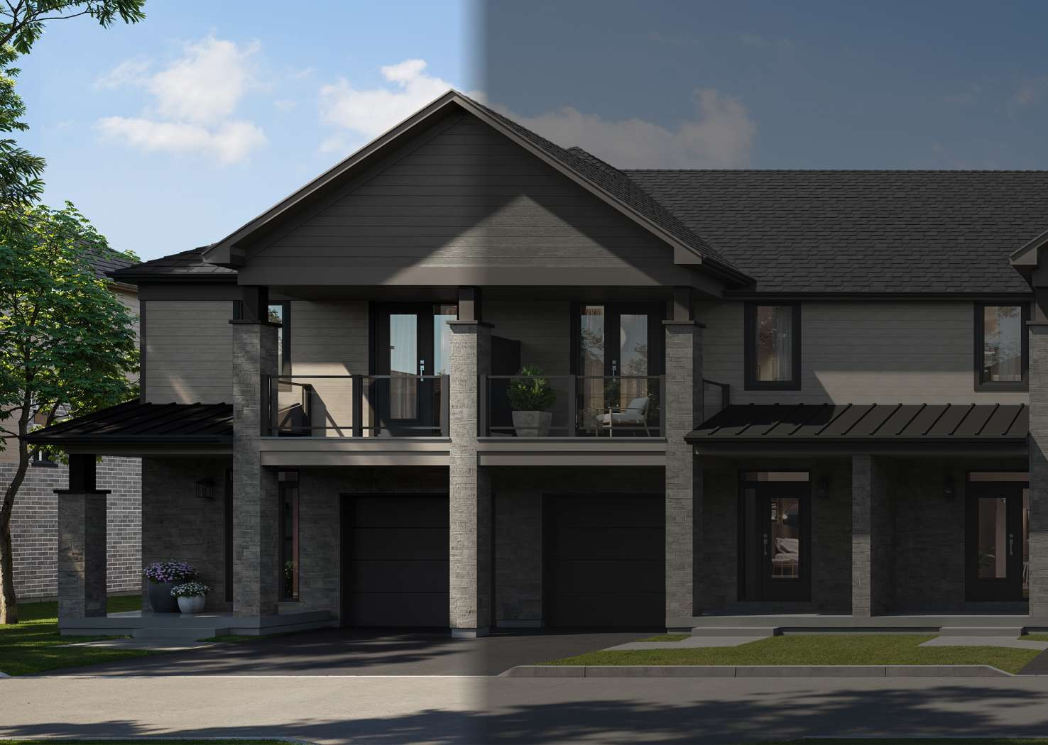 Exterior view of the_clover_-_end_unit_-_render.jpg